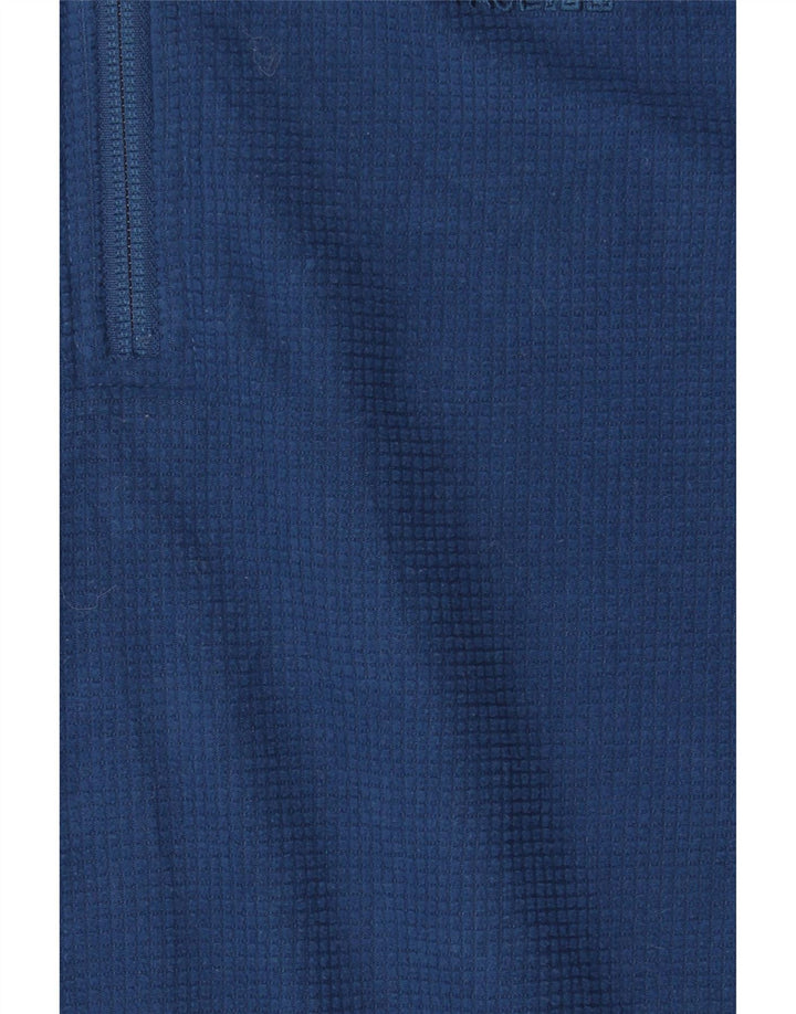 The North Face Pull polaire à col zippé pour homme Bleu marine moyen Polyester