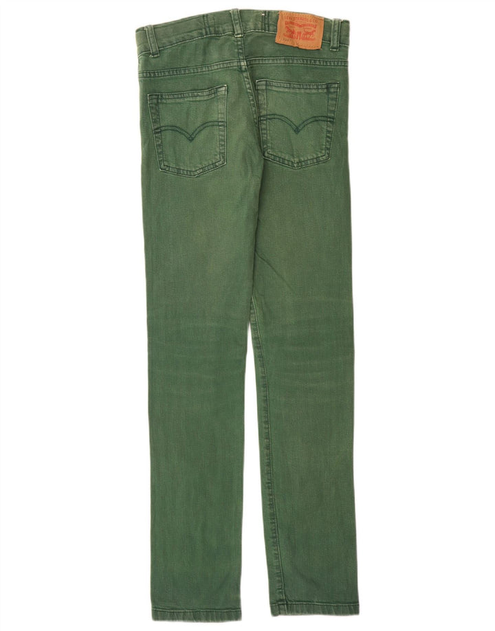 LEVI'S Jean skinny 510 garçon 11-12 ans W24 L28 vert coton