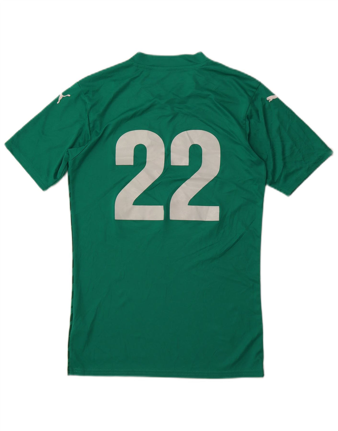 PUMA T-Shirt Graphique Homme Petit Vert Géométrique Polyester