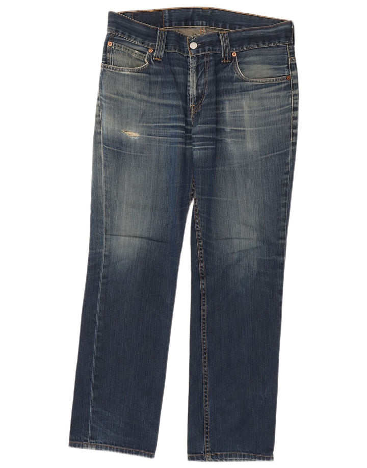 Levi's Jean Slim 511 Distressed W33 L29 Homme Bleu Coton