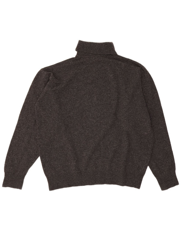 Lacoste Pull col roulé pour homme Taille 6 XL Gris laine d'agneau