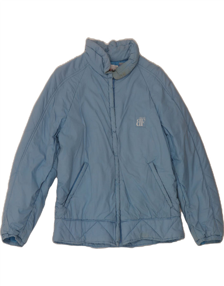BELFE Womens Windbreaker Jacket IT 46 Large Blue Cotton Vintage Belfe and Second-Hand Belfe from Messina Hembry 