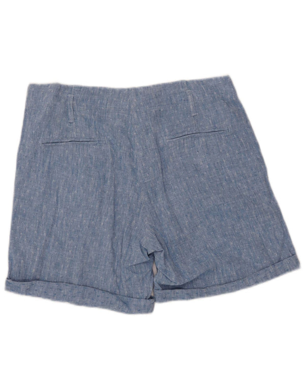 Marks & Spencer Short chino Pegged pour femme UK 12 Medium W32 Bleu géométrique