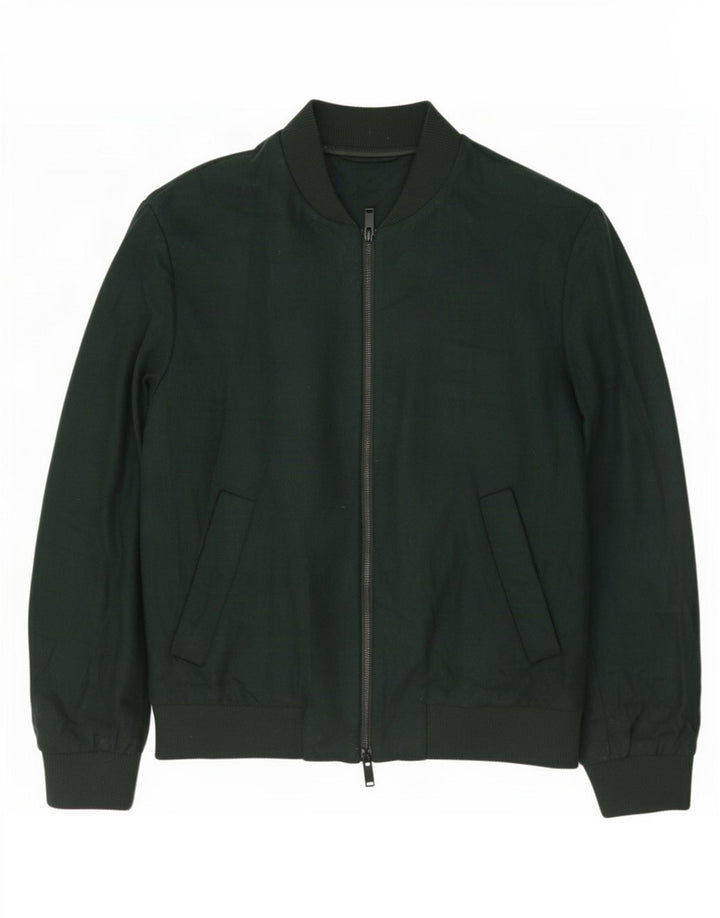 Cos Veste Bomber Homme EU 50 Grande Laine Verte