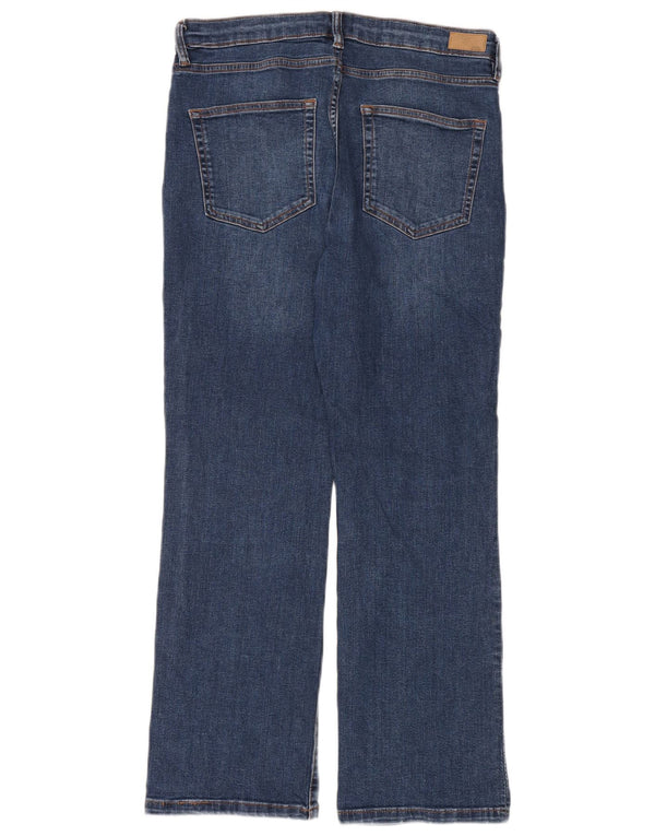 French Connection Jean droit pour femme UK 12 Medium W32 L30 Bleu