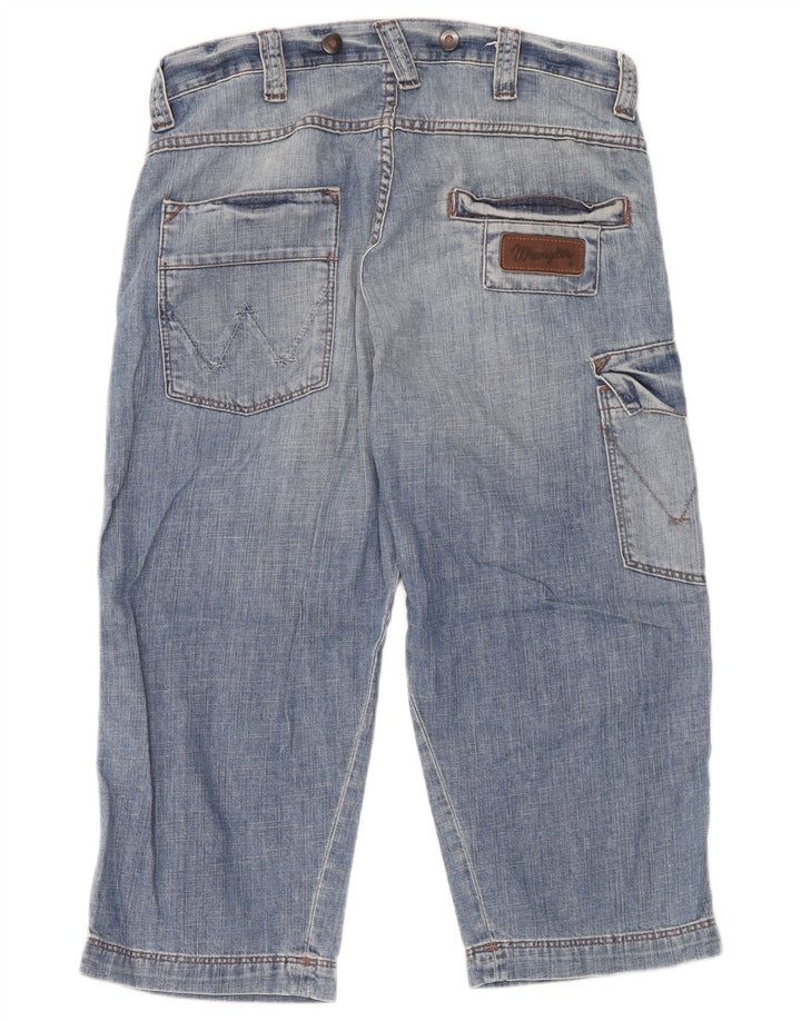 Wrangler Short cargo en jean pour homme W30 en coton bleu moyen