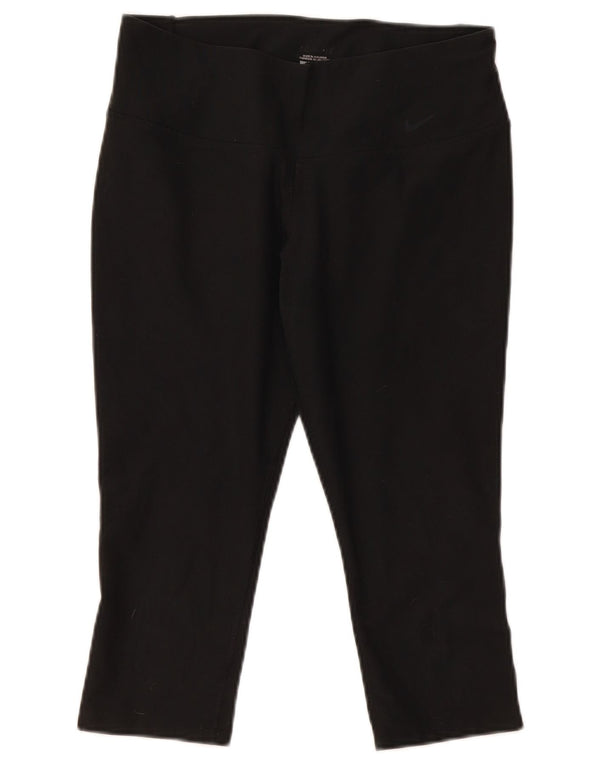 Nike Legging Capri Femme UK 44 Polyester Noir Moyen