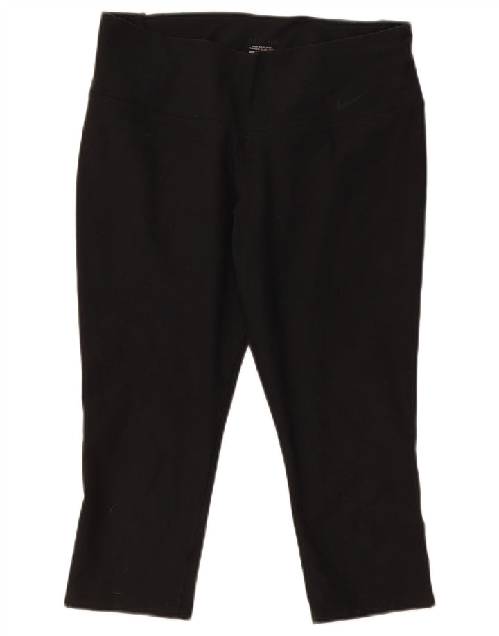 Nike Legging Capri Femme UK 44 Polyester Noir Moyen