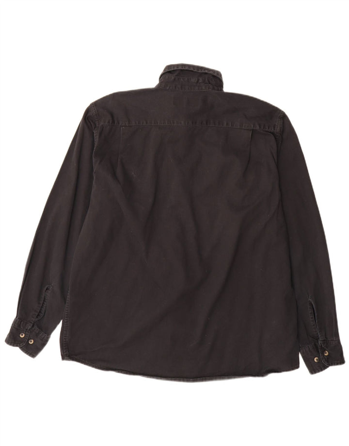 Wrangler Chemise en Jean Homme Grand Coton Noir