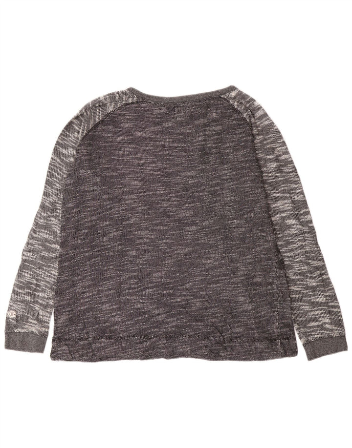 Champion Haut Femme Manches Longues UK 18 XL Gris Moucheté Coton