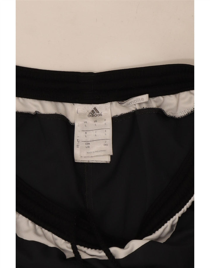Adidas Short de sport Climalite pour homme en polyester color block Taille L