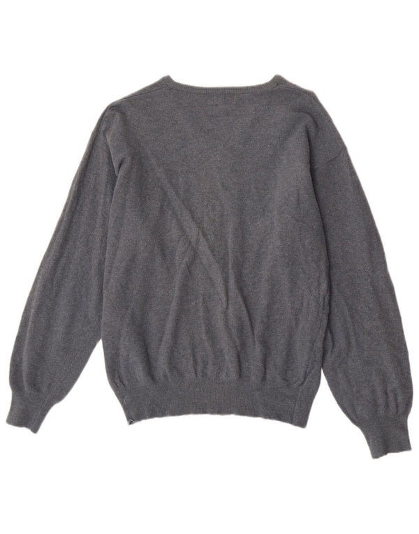 Kappa Pull col V pour femme UK 14 Bleu marine moyen Laine
