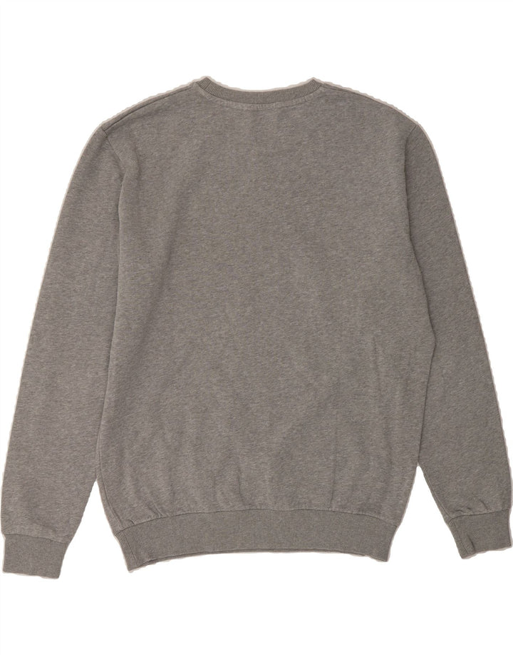 TRUSSARDI JEANS Mens Graphic Sweatshirt Jumper Large Grey Vintage Trussardi Jeans and Second-Hand Trussardi Jeans from Messina Hembry 