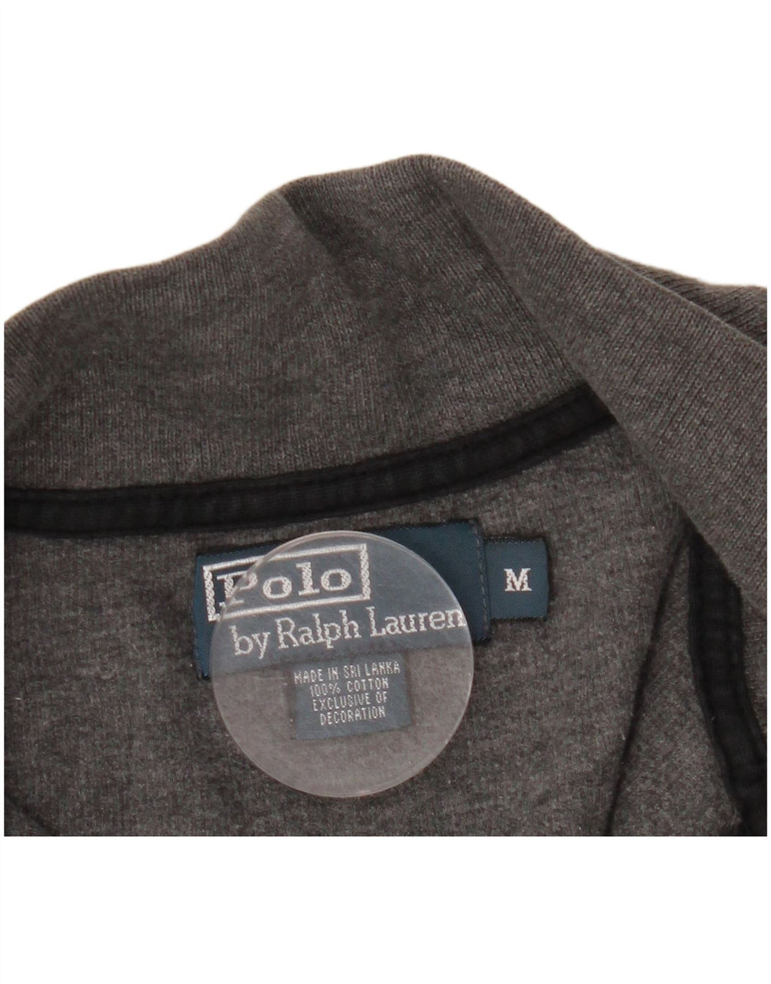 Polo Ralph Lauren Sweat-shirt graphique à col zippé pour homme Gris moyen