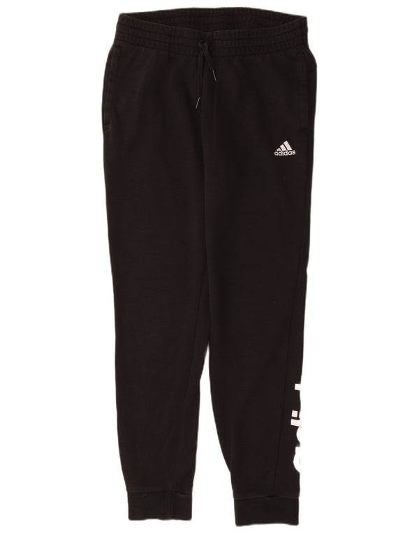 Adidas Pantalon de survêtement graphique pour femme Joggers UK 12/14 Noir moyen