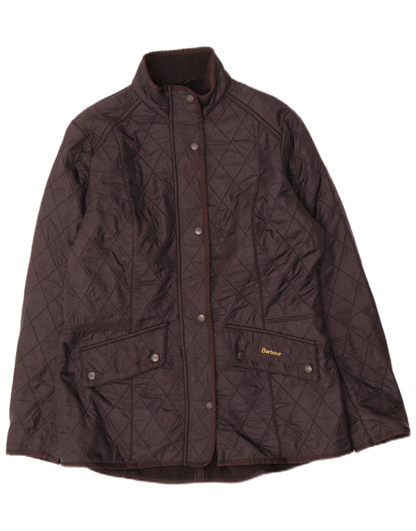 Barbour Veste matelassée pour femme UK 16 Large Noir Polyamide