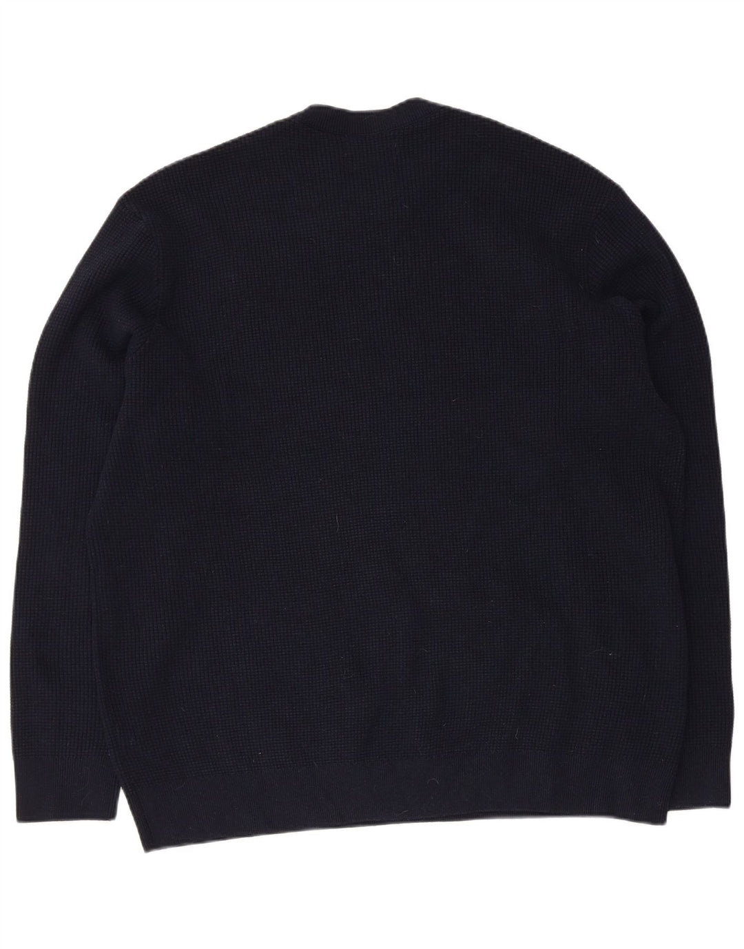 Marks & Spencer Pull à col rond pour homme 3XL Bleu marine Polyester