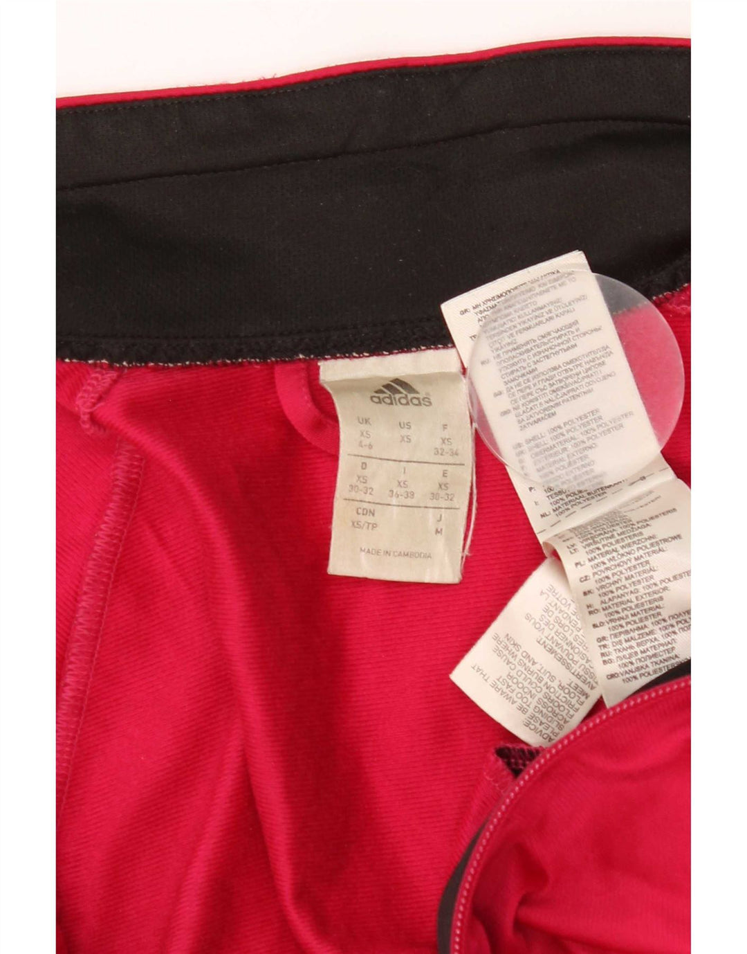 Adidas Veste de survêtement pour femme UK 4/6 XS Rose Polyester