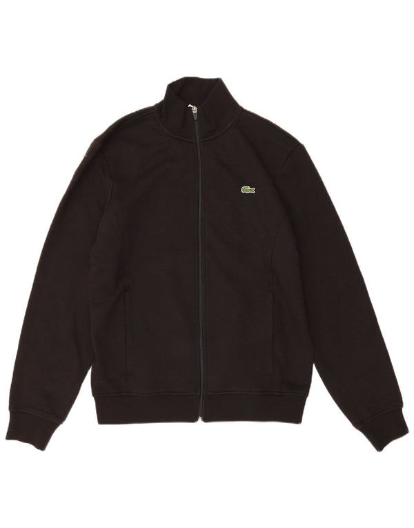 Lacoste Mens Regular Fit Survêtement Top Veste Taille 4 Moyen Noir Coton