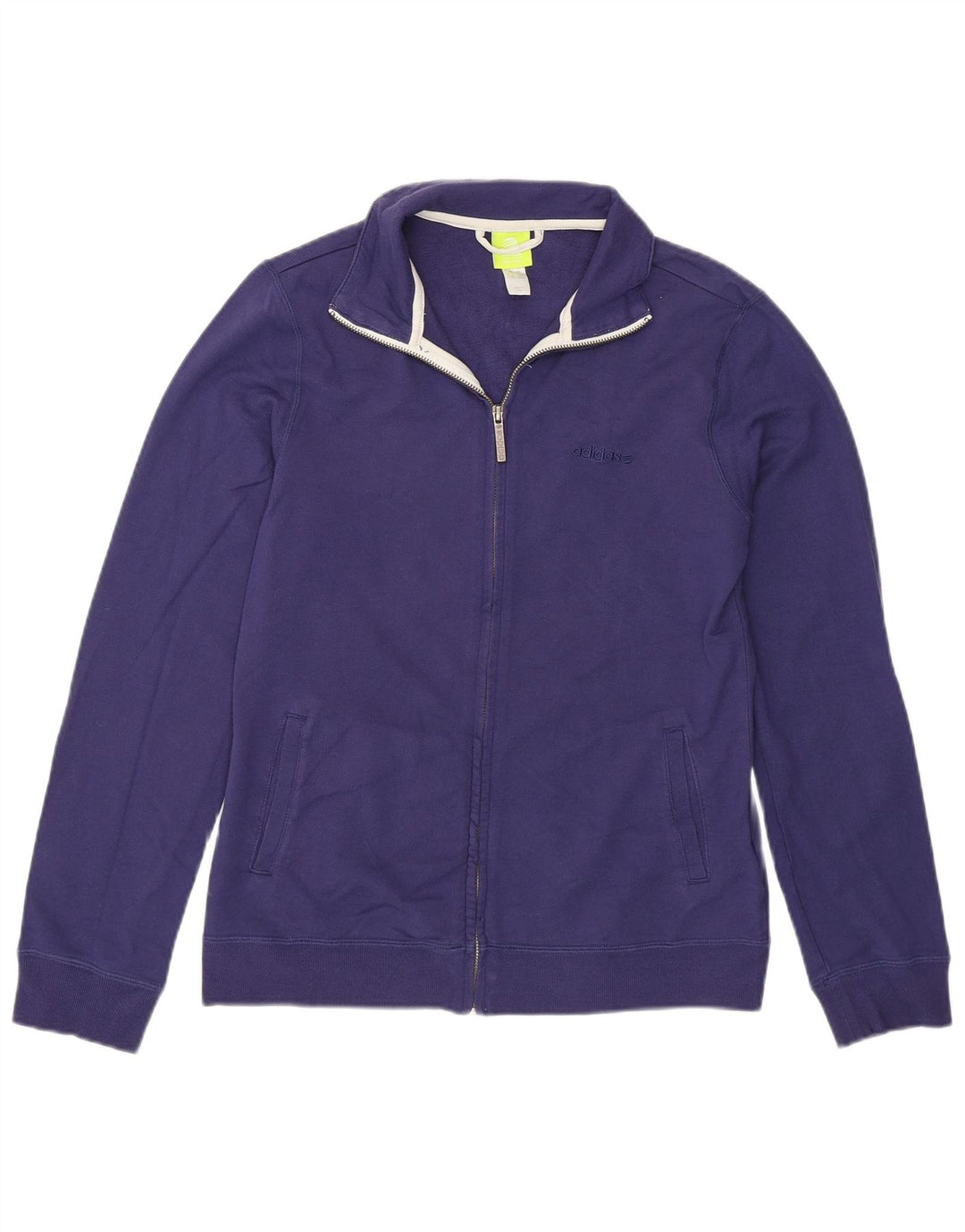 Adidas Neo Label Survêtement Top Veste UK 14 Bleu Moyen Coton