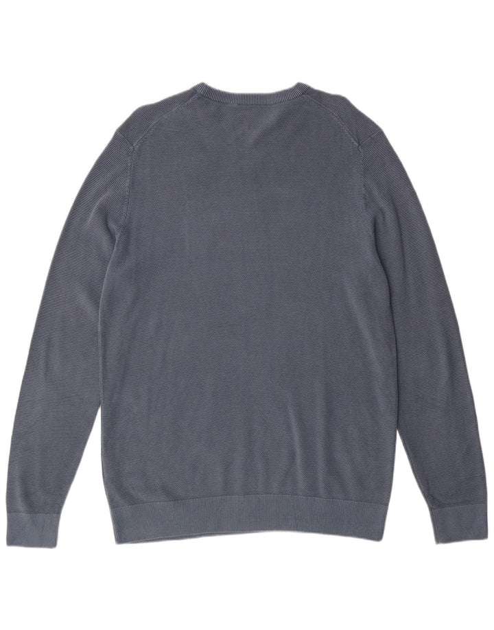 AERONAUTICA MILITARE Pull col rond homme XL coton bleu