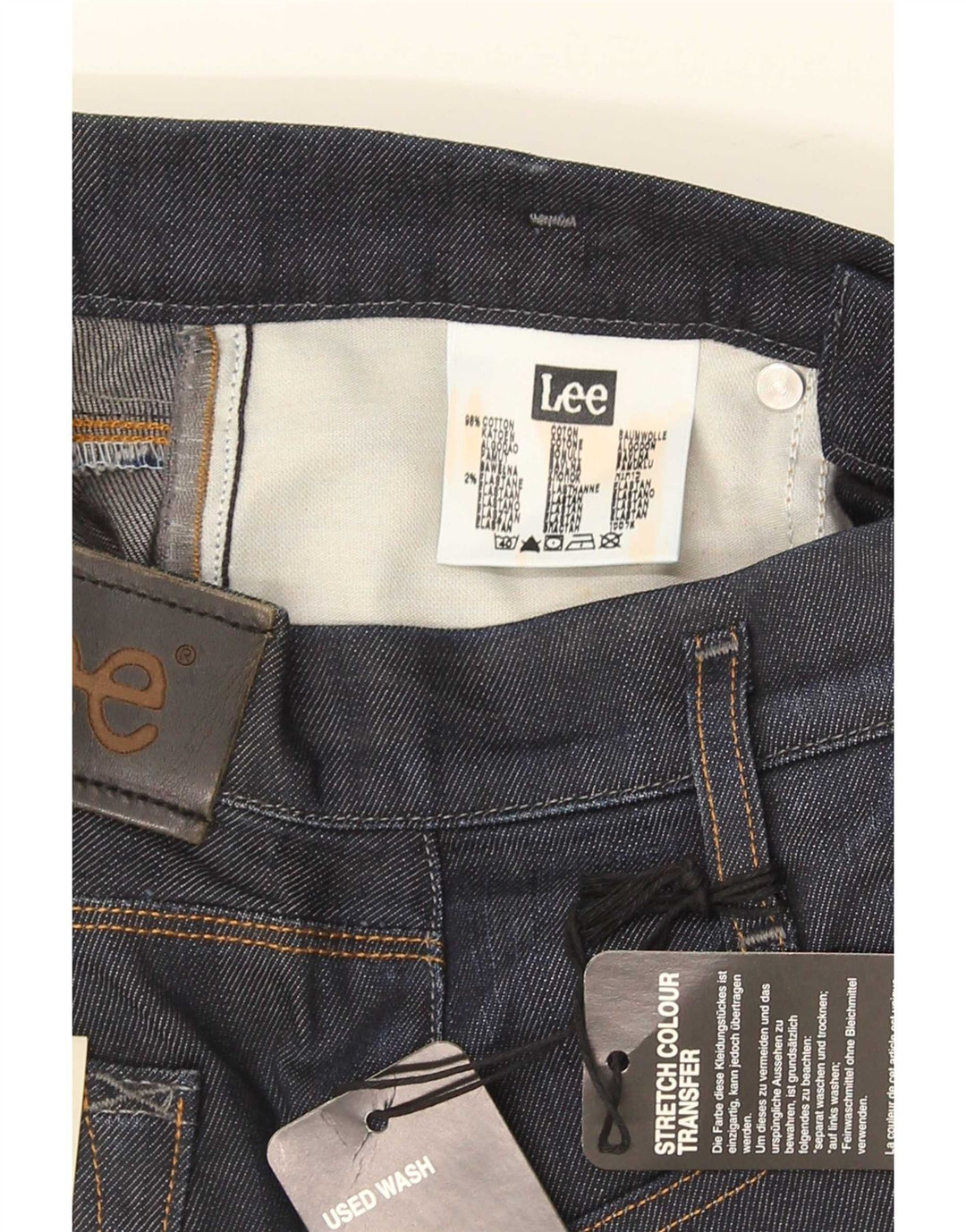 Lee Jean Slim Lynn Femme W26 L33 Bleu Marine Coton