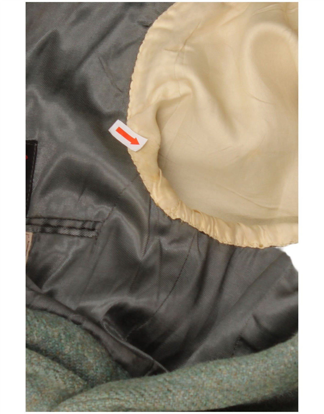 BURTON Veste blazer sur mesure à 2 boutons pour homme UK 38 Laine vierge vert moyen