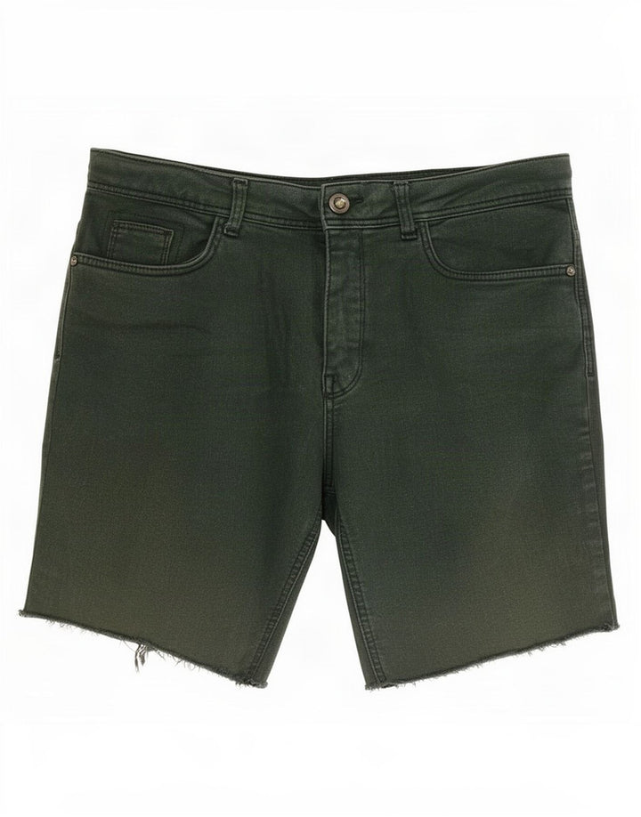 Zara Short en jean pour femme EU 40 Medium W30 Vert