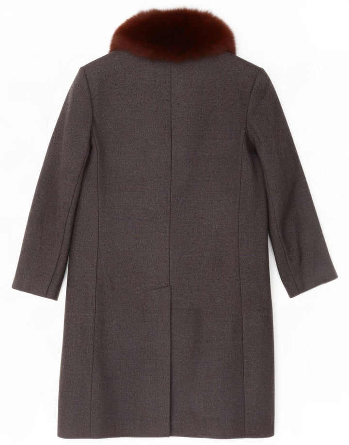 Pardessus vintage pour femme UK 44 Gris moyen