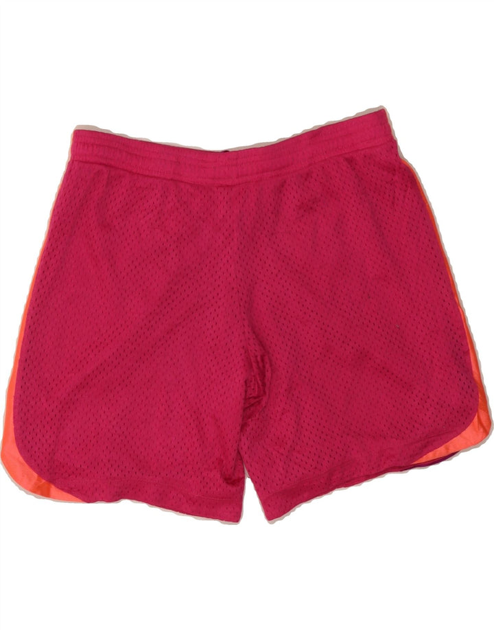 REEBOK Womens Sport Shorts UK 14 Large Pink Polyester Vintage Reebok and Second-Hand Reebok from Messina Hembry 