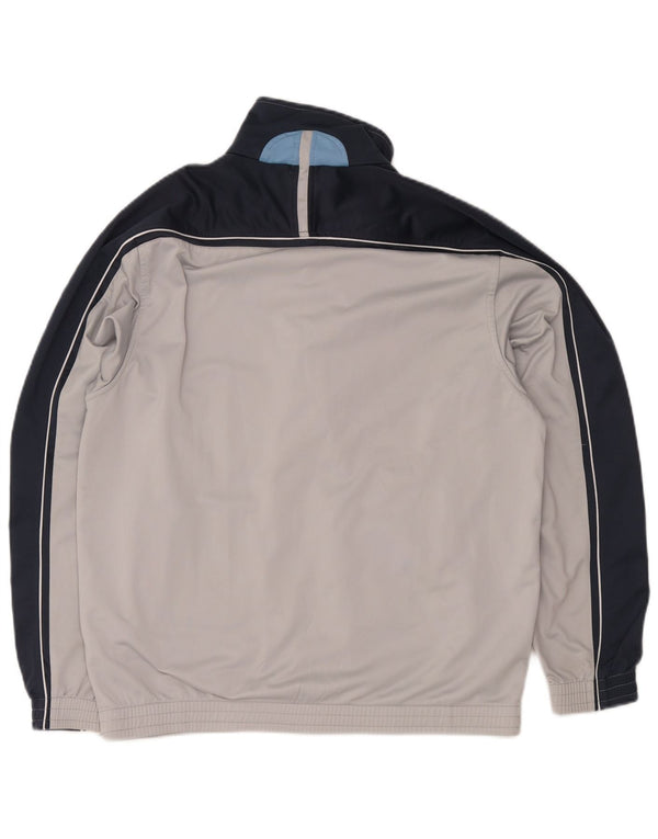 Diadora Veste de survêtement pour homme UK 40 Gris moyen Colorblock Polyester