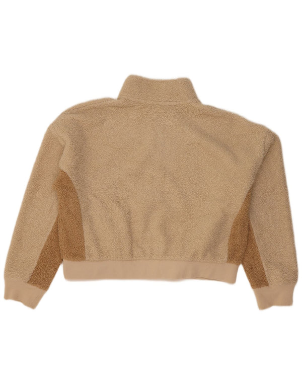 Champion Veste polaire surdimensionnée pour femme UK 18 XL Beige Colourblock