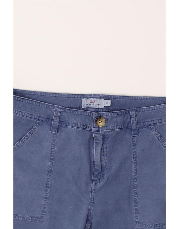 VINEYARD VINES Womens Slim Chino Trousers US 8 Medium W32 L27 Blue Vintage Vineyard Vines and Second-Hand Vineyard Vines from Messina Hembry 