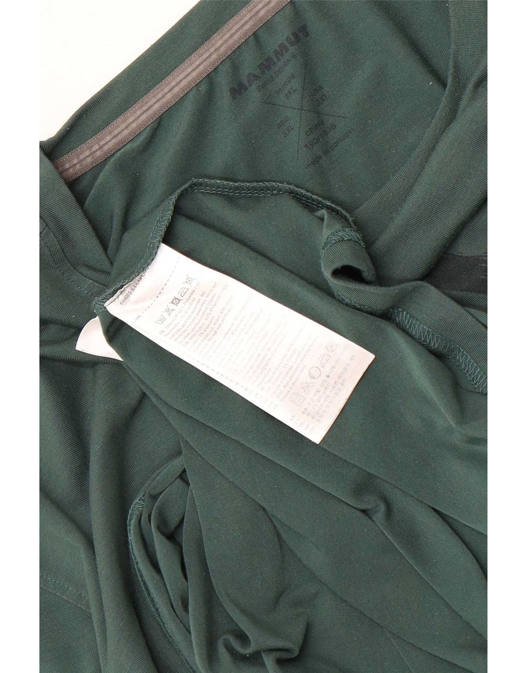Mammut Homme Graphic Top Manches Longues 2XL Vert Polyester