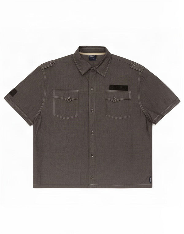 Triumph Chemise Graphique à Manches Courtes Homme XL Gris Coton
