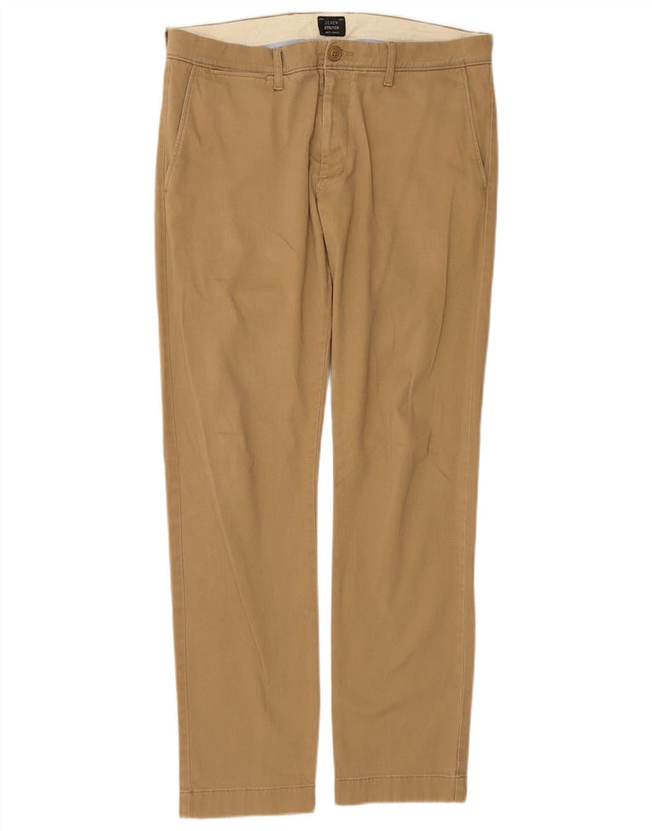 J. CREW Pantalon Chino Droit Homme W31 L30 Coton Beige