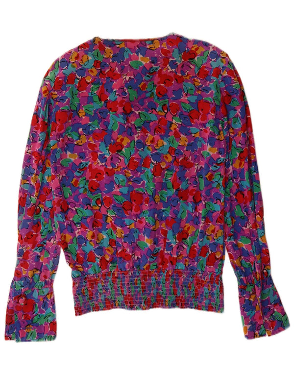 Adrianna Papell Chemisier pour femme UK 12 Medium Multicolore Floral