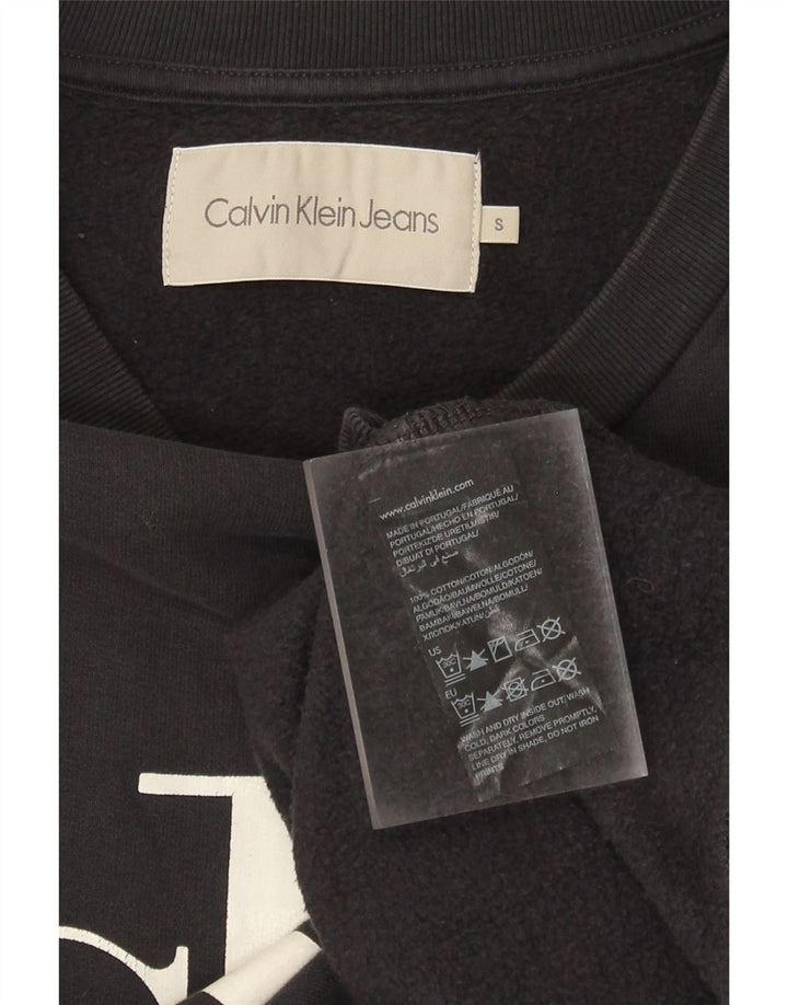 CALVIN KLEIN JEANS Sweat-shirt graphique pour homme Small Noir