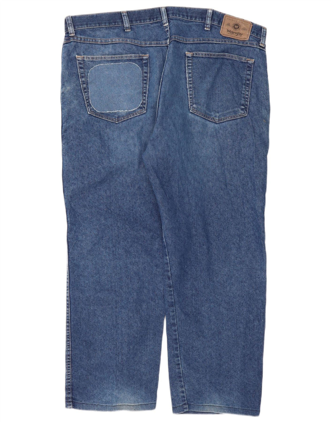 Wrangler Jean droit coupe droite W40 L29 en coton bleu pour femme