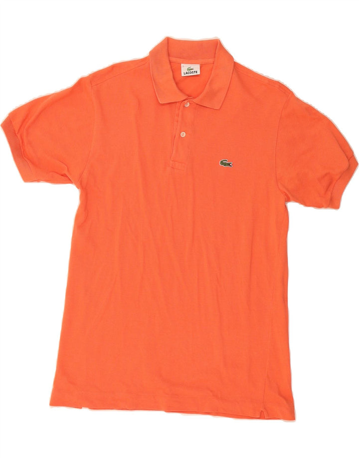 LACOSTE Mens Polo Shirt Size 3 Small Orange Cotton Vintage Lacoste and Second-Hand Lacoste from Messina Hembry 