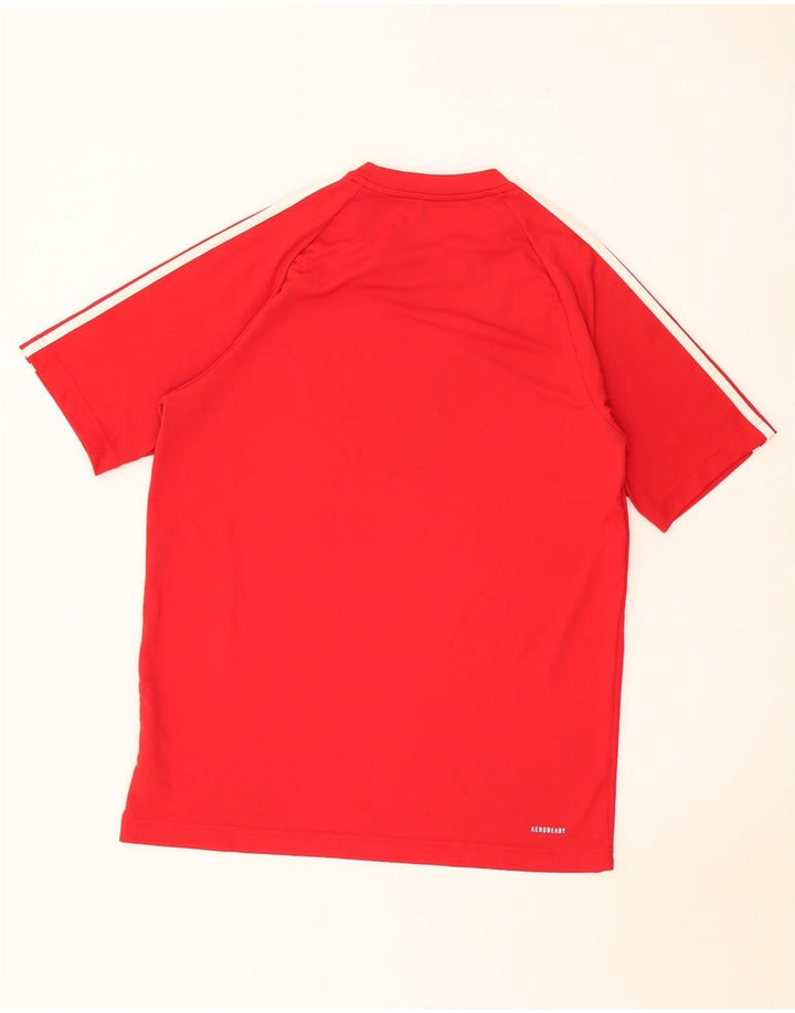 Adidas Homme Aeroready T-Shirt Haut Rouge Moyen Polyester