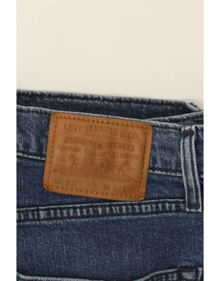 LEVI'S Jean 502 Tapered Homme W34 L30 Bleu Coton