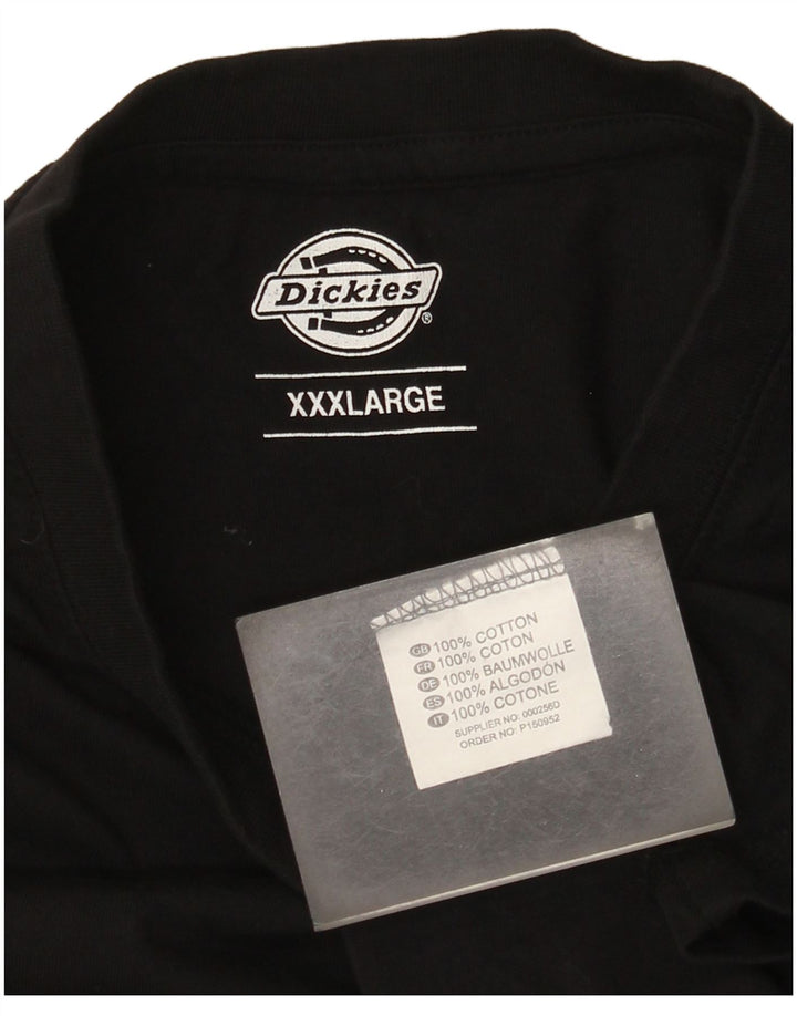 Dickies T-Shirt Homme Haut 3XL Noir Coton