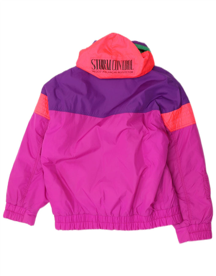 Nevica Veste de ski à capuche pour femme US 6 Medium Pink Colourblock Nylon