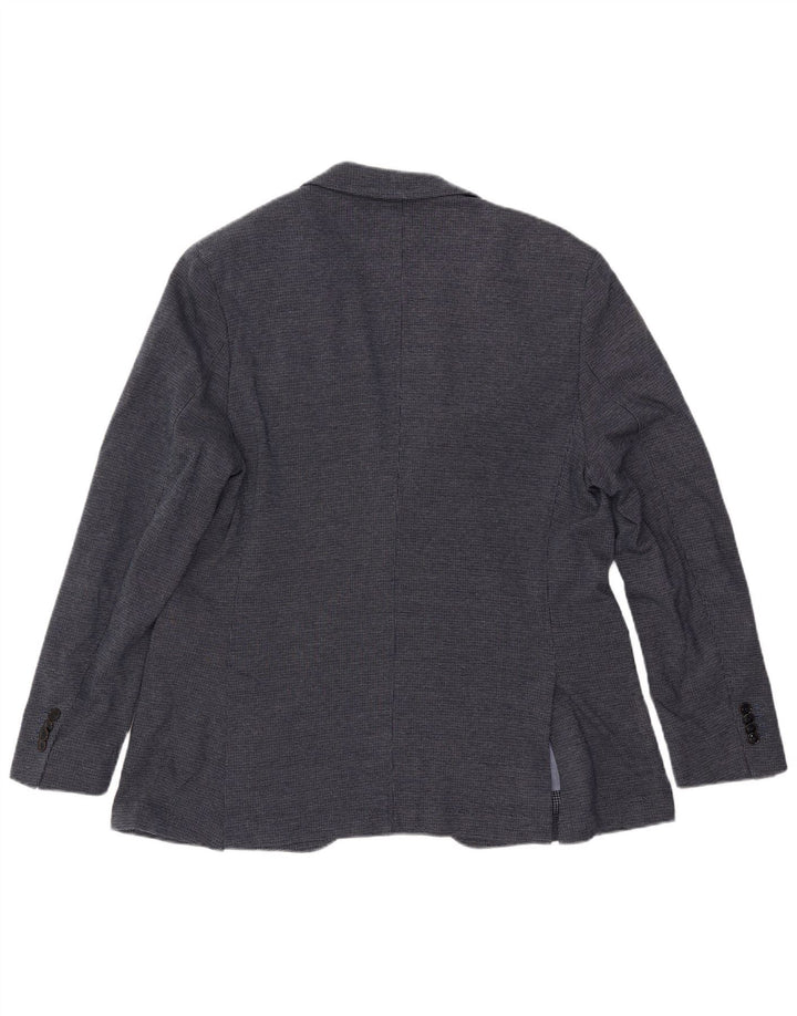 Massimo Dutti Veste Blazer 2 Boutons Homme EU 58 2XL Bleu Marine Coton