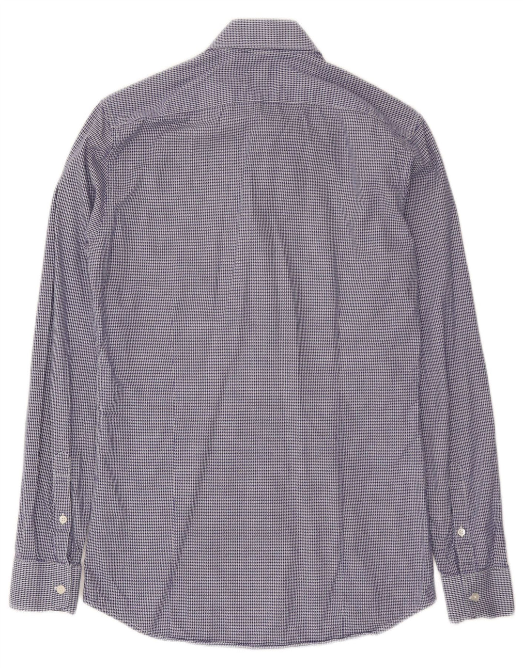 Reiss Chemise Slim Fit XS Bleu Pied-de-Poule Coton