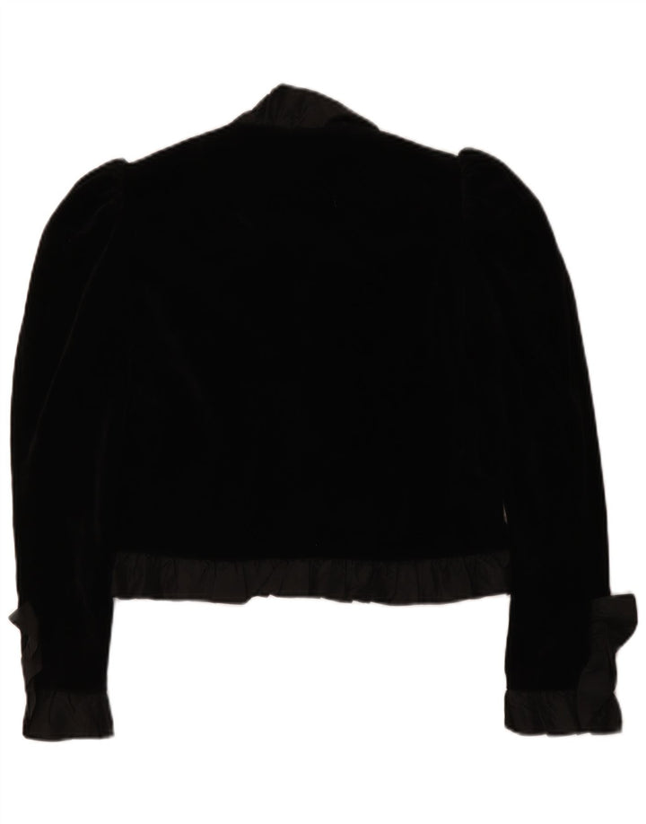 Veste Boléro Femme Vintage EU 36 Petit Noir Classique