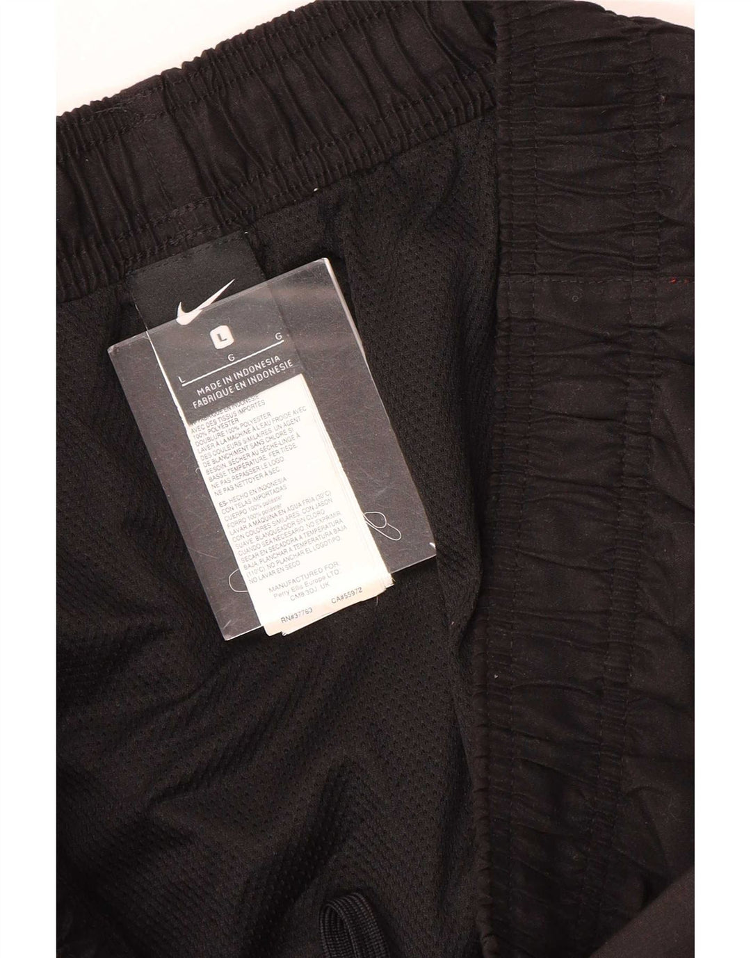 Short de sport Nike pour hommes, grand, noir, polyester