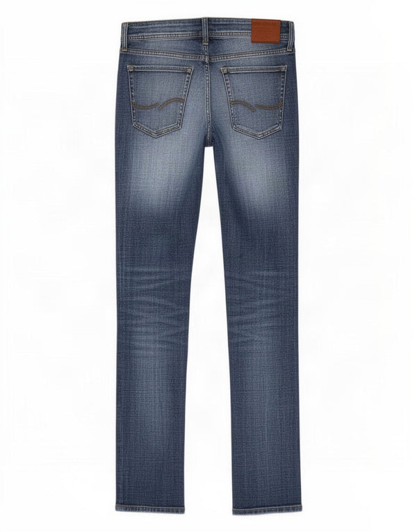 Jack & Jones Jean Slim Effet Déchiré W30 L32 Homme Bleu Coton