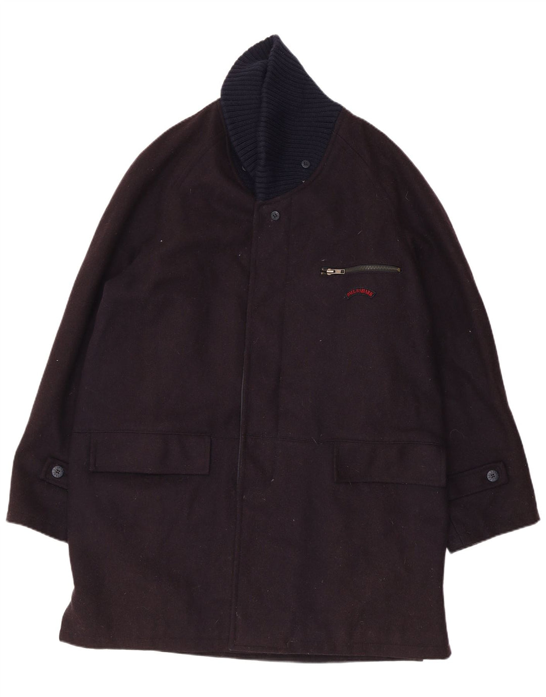 PAUL & SHARK Manteau de Yachting pour Hommes UK 40 Grande Laine Noire